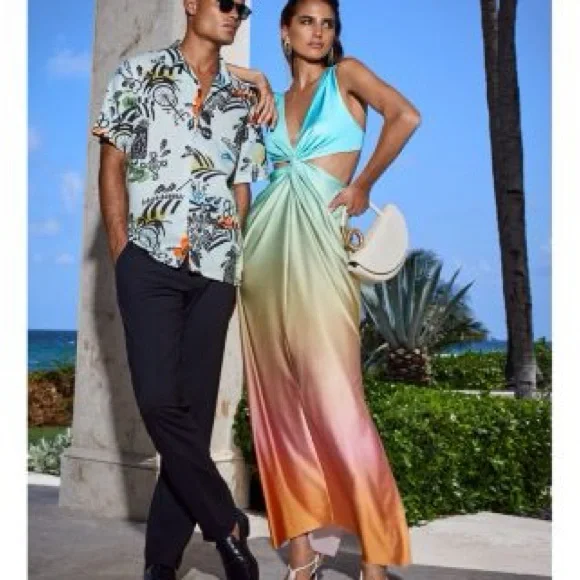 Baobab Rio Ombré Cutout Maxi Dress - Picture 2 of 7